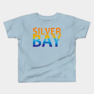 Silver Bay Sunset Kids T-Shirt